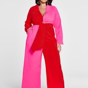 Fashion to Figure by Patrick Starrr Jumpsuit. 2 toned and size 2